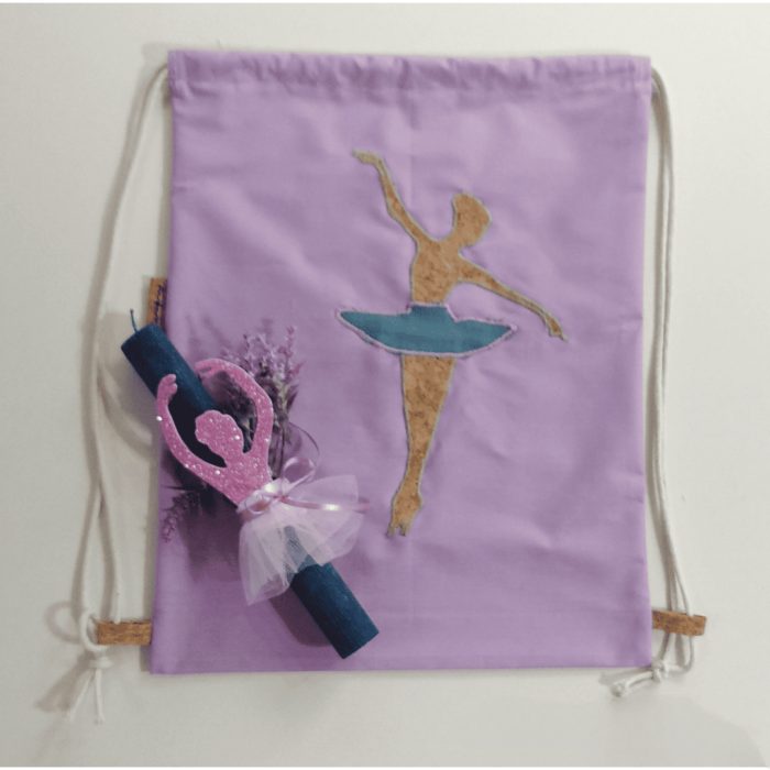 ΛΑΜΠΑΔΑ ΜΠΑΛΑΡΙΝΑ Χειροποίητο σετ δώρου Πάσχα με τσάντα Ανυφαντού Anifantou