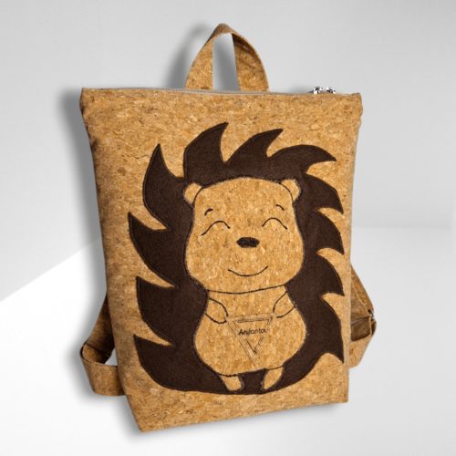 ΣΚΑΝΤΖΟΧΟΙΡΟΣ Χειροποίητο, παιδικό σακίδιο πλάτης από φελλό - Anifantou