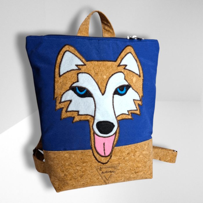 ΧΑΣΚΥ Χειροποίητο παιδικό σακίδιο πλάτης από φελλό Ανυφαντού