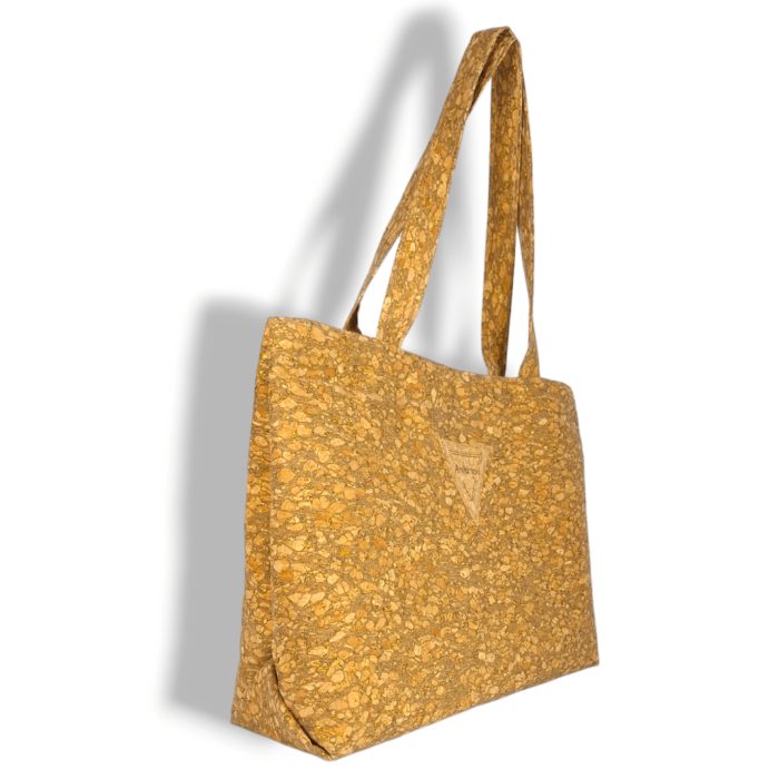 ΣΑΝΤΟΡΙΝΗ Χειροποίητη τσάντα ώμου από φελλό Ανυαφντού Anifantou