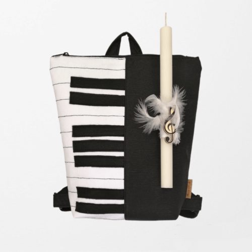 ΛΑΜΠΑΔΑ ΠΙΑΝΟ Χειροποίητο σετ δώρο Πάσχα με τσάντα Ανυφαντού Anifantou