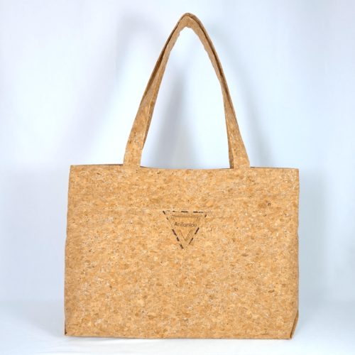 ΝΑΞΟΣ Χειροποίητη μεγάλη τσάντα ώμου από φελλός Ανυφαντού Anifantou