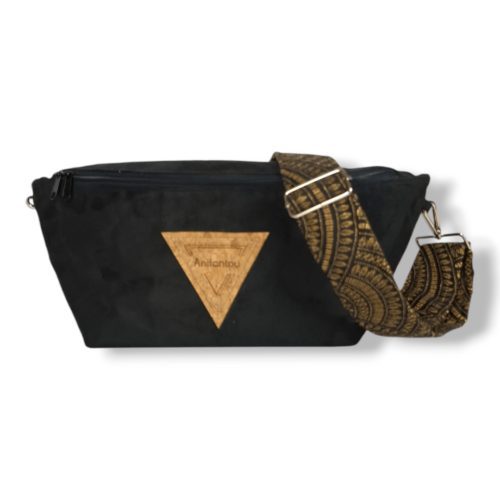 ΘΗΡΑΣΙΑ Χειροποίητη τσάντα μπανάνα ώμου Ανυαφντού Anifantou