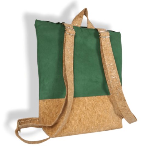 ΔΟΝΟΥΣΑ Χειροποίητη τσάντα πλάτης από φελλό Ανυαφντού Anifantou