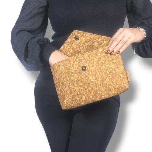 ΣΕΡΙΦΟΣ Χειροποίητος φάκελος από φελλό Ανυφαντού Anifantou