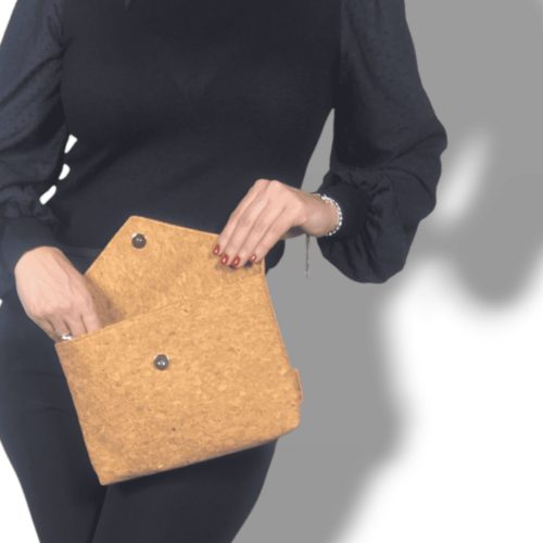 ΚΥΘΝΟΣ Χειροποίητος φάκελος από φελλό Ανυφαντού Anifantou