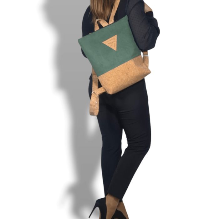 ΔΟΝΟΥΣΑ Χειροποίητη τσάντα πλάτης από φελλό Ανυαφντού Anifantou