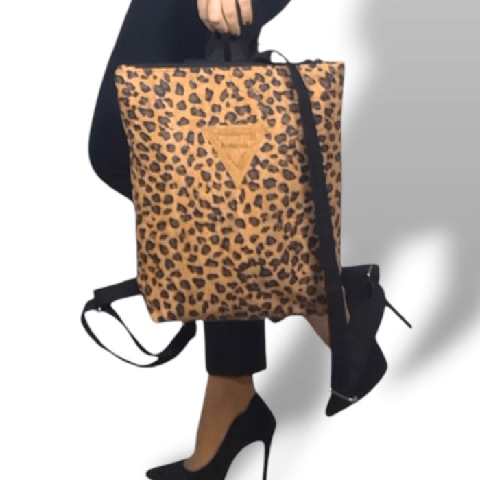 ΑΝΑΦΗ Χειροποίητη τσάντα πλάτης από φελλό Ανυαφντού Anifantou