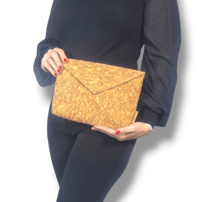 ΣΕΡΙΦΟΣ Χειροποίητος φάκελος από φελλό Ανυφαντού Anifantou