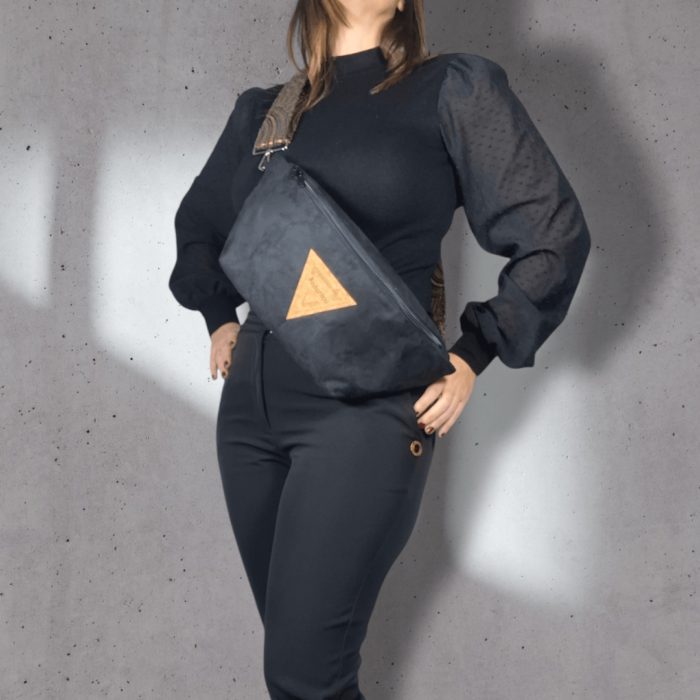 ΘΗΡΑΣΙΑ Χειροποίητη τσάντα μπανάνα ώμου Ανυαφντού Anifantou