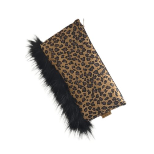 ΕΥΒΟΙΑ Χειροποίητη τσάντα χειρός από φελλό leopard - Ανυφαντού Anifantou