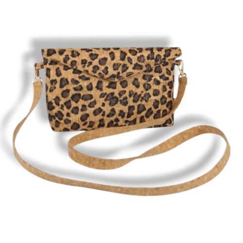 ΙΚΑΡΙΑ Χειροποίητη τσάντα χιαστί από φελλό Ανυφαντού Anifantou