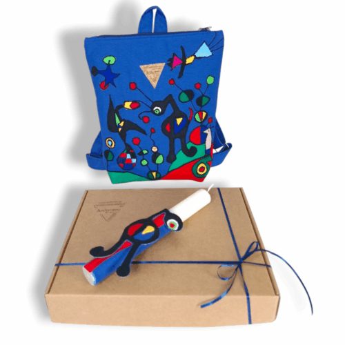 ΛΑΜΠΑΔΑ - JOAN MIRO Χειροποίητο, σετ δώρο Πάσχα - Anifantou