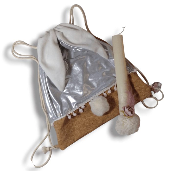 ΛΑΜΠΑΔΑ ΚΟΥΝΕΛΑΚΙ Χειροποίητο σετ δώρο Πάσχα με τσάντα - Anifantou