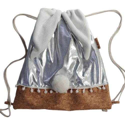 ΛΑΓΟΣ Χειροποίητο, σακίδιο πλάτης από φελλό - Anifantou