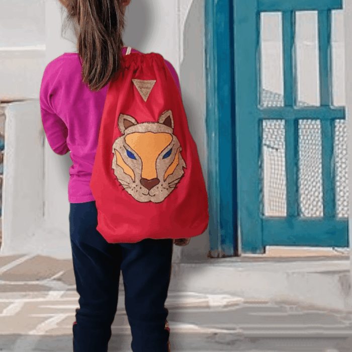 ΤΙΓΡΗ Χειροποίητο, σακίδιο πλάτης - Anifantou