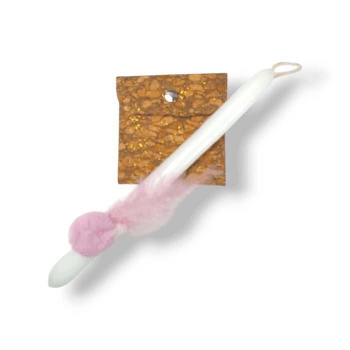 ΛΑΜΠΑΔΑ ΠΟΡΤΟΦΟΛΑΚΙ ΦΕΛΛΟΣ Χειροποίητο σετ δώρο Πάσχα - Anifantou