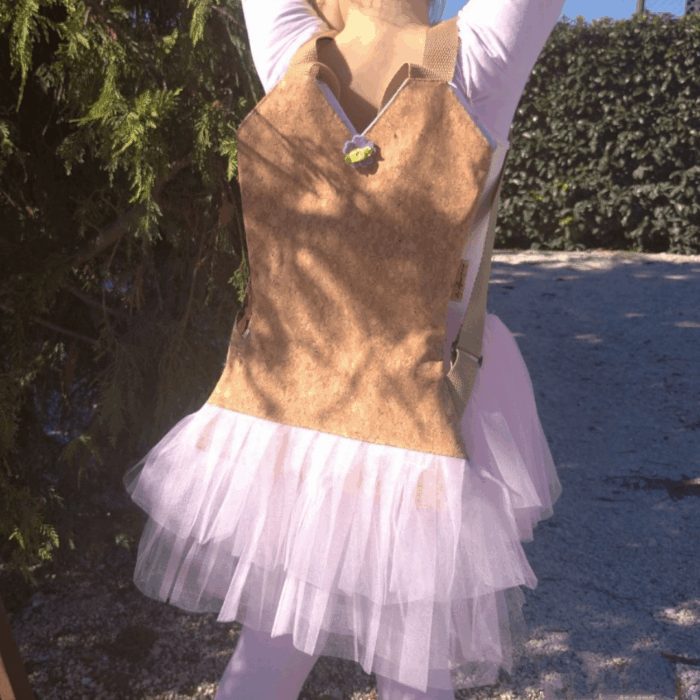 Χειροποίητη τσάντα μπαλέτου από φελλό - Anifantou