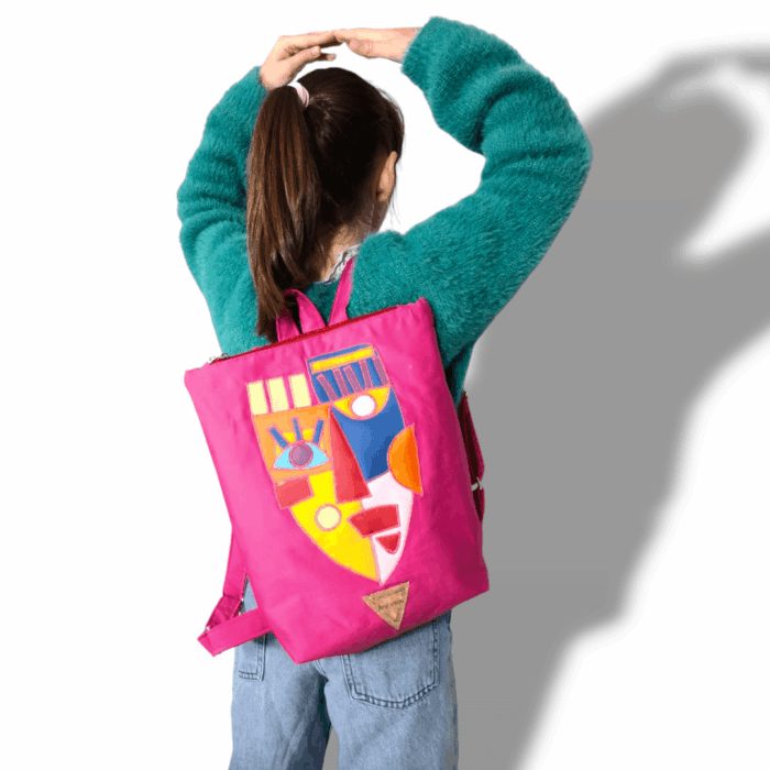 ΠΙΚΑΣΟ Χειροποίητο, παιδικό σακίδιο πλάτης backpack - Anifantou