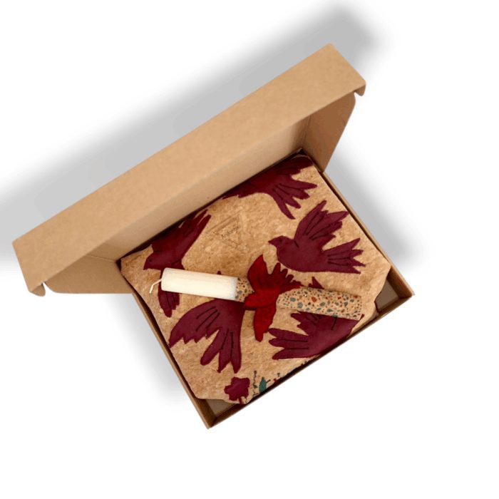 ΛΑΜΠΑΔΑ - ΦΑΣΙΑΝΟΣ Χειροποίητο, σετ δώρο Πάσχα από φελλό - Anifantou