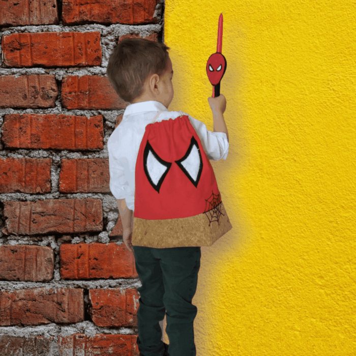 ΛΑΜΠΑΔΑ Spider-Man Χειροποίητο σετ δώρο Πάσχα με τσάντα - Anifantou