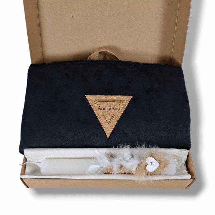 ΛΑΜΠΑΔΑ ΣΧΟΙΝΟΥΣΣΑ Χειροποίητο σετ δώρο Πάσχα με τσάντα - Anifantou