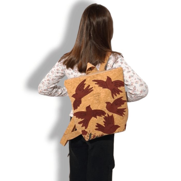 ΦΑΣΙΑΝΟΣ Χειροποίητο, παιδικό σακίδιο πλάτης από φελλό - Anifantou