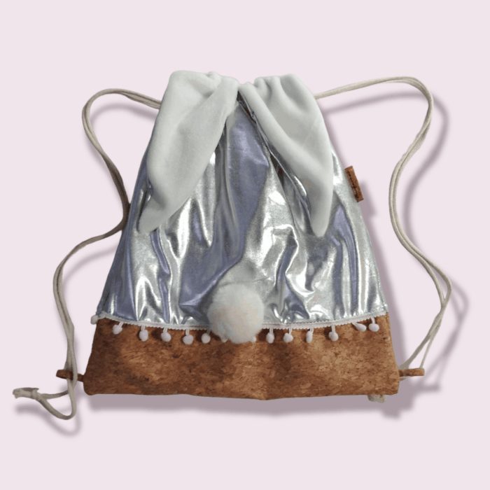 ΛΑΓΟΣ Χειροποίητο, σακίδιο πλάτης από φελλό - Anifantou