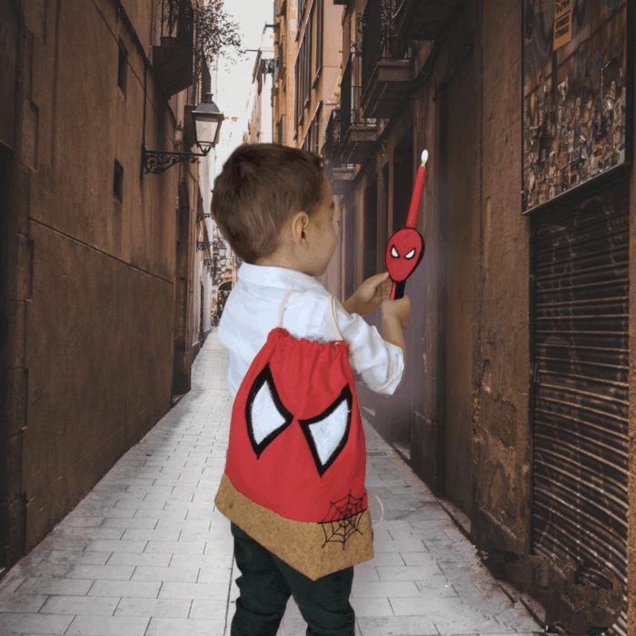 ΛΑΜΠΑΔΑ Spider-Man Χειροποίητο σετ δώρο Πάσχα με τσάντα - Anifantou