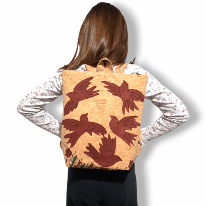 ΦΑΣΙΑΝΟΣ Χειροποίητο, παιδικό σακίδιο πλάτης από φελλό - Anifantou