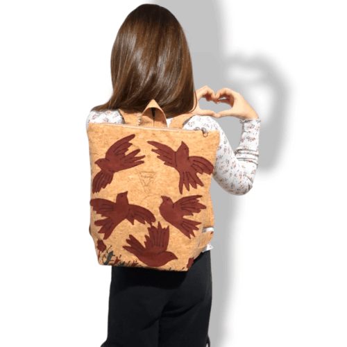 ΦΑΣΙΑΝΟΣ Χειροποίητο, παιδικό σακίδιο πλάτης από φελλό - Anifantou