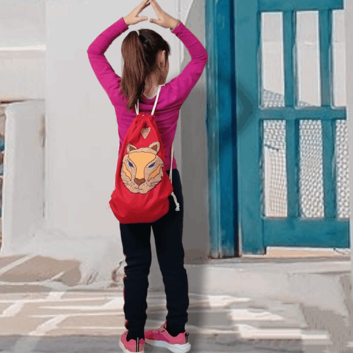 ΤΙΓΡΗ Χειροποίητο, σακίδιο πλάτης - Anifantou