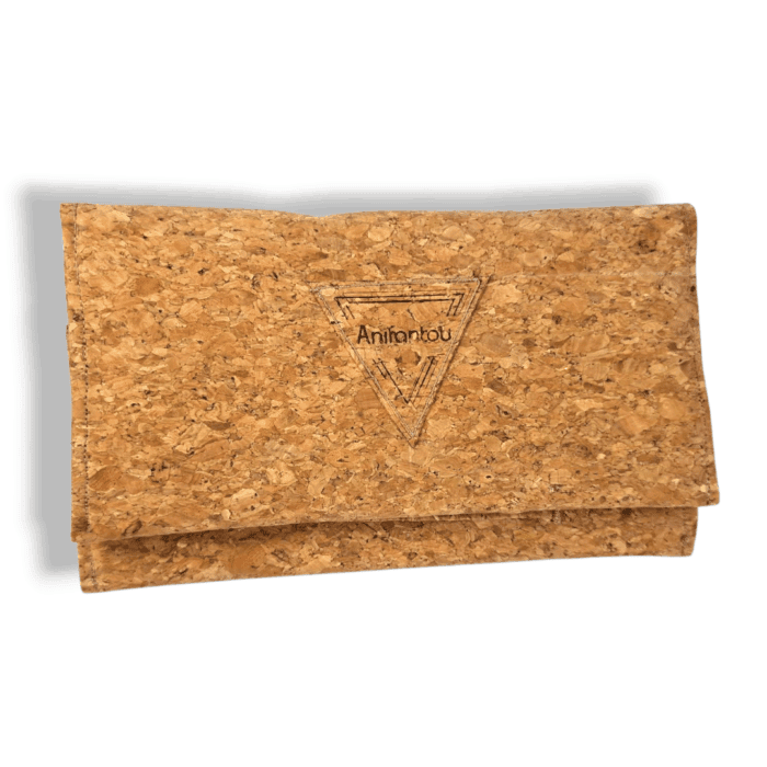 ΠΟΡΤΟΦΟΛΙ ΦΕΛΛΟΣ Χειροποίητο πορτοφόλι - Anifantou