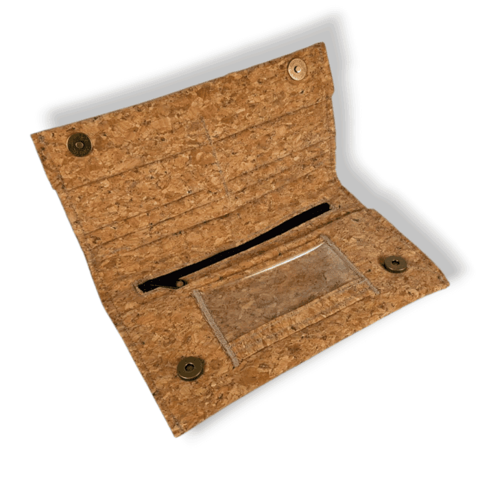 ΠΟΡΤΟΦΟΛΙ ΦΕΛΛΟΣ Χειροποίητο πορτοφόλι - Anifantou