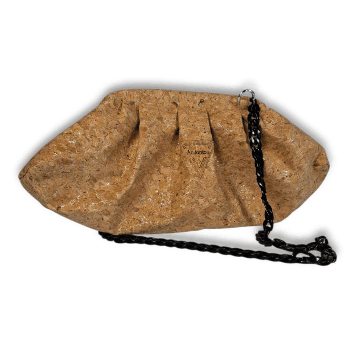 ΡΟΔΟΣ Χειροποίητη χιαστή τσάντα bucket bag από φελλό - Anifantou