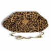 ΨΑΡΑ Χειροποίητη τσάντα ώμου bucket bag από Φελλό leopard - Anifantou