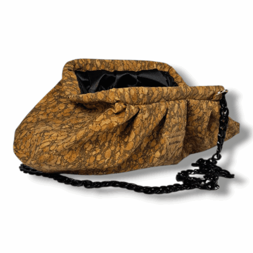 ΚΩΣ Χειροποίητη χιαστή τσάντα από φελλό bucket bag - Anifantou