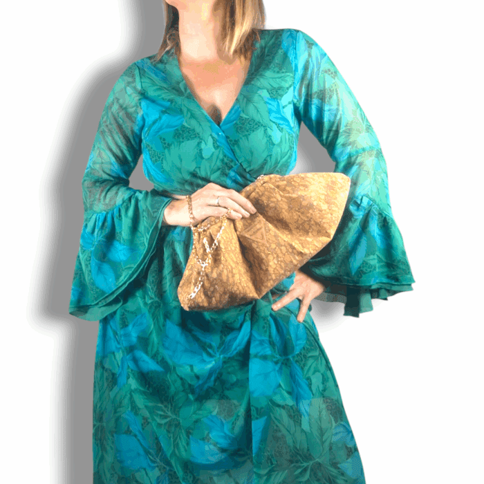 ΣΚΥΡΟΠΟΥΛΑ Χειροποίητη τσάντα ώμου από φελλό - Anifantou