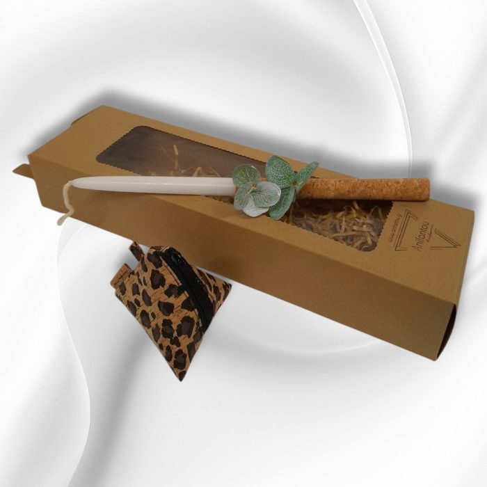 ΛΑΜΠΑΔΑ – ΠΟΡΤΟΦΟΛΑΚΙ ΠΥΡΑΜΙΔΑ ΑΠΟ ΦΕΛΛΟ LEOPARD