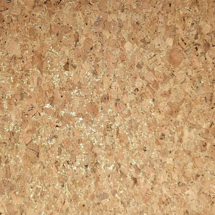ύφασμα φελλού με χρυσό glitter με το μέτρο Anifantou